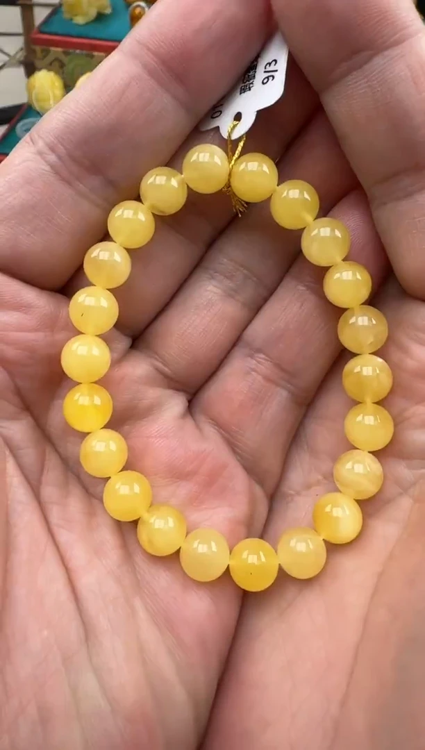 琥珀未镶嵌珠宝奇石8+手串HZ080