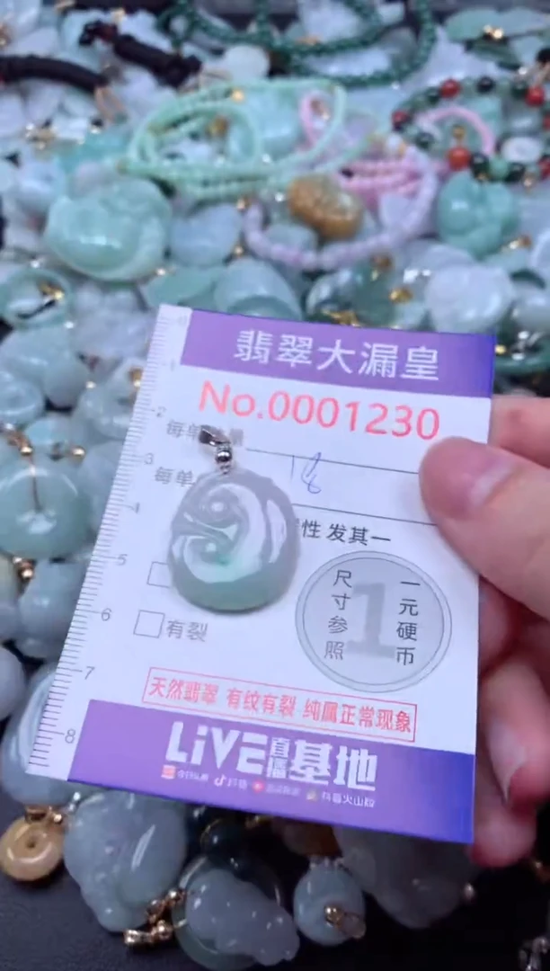 吊坠(不含链)未镶嵌翡翠1230