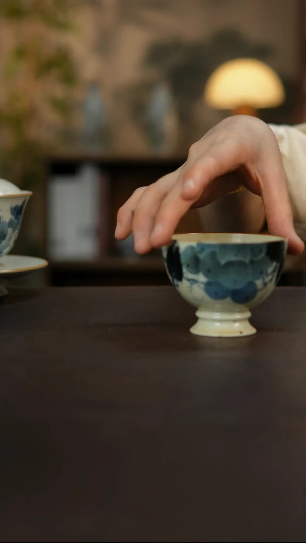 杯景德镇陶瓷杯碗柴烧多人