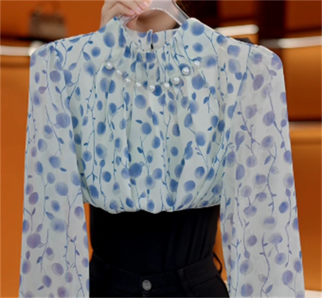 2025新款原版正品高端爆款气质减龄衬衫春夏季时尚珍珠上衣