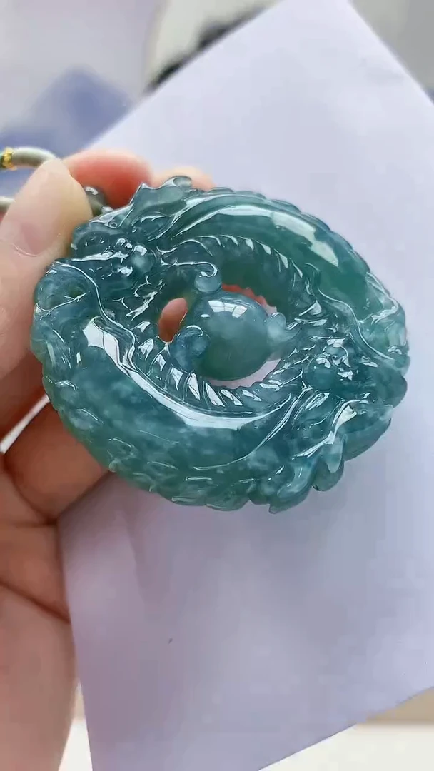 未镶嵌定制翡翠1502lr-毛货挂件69