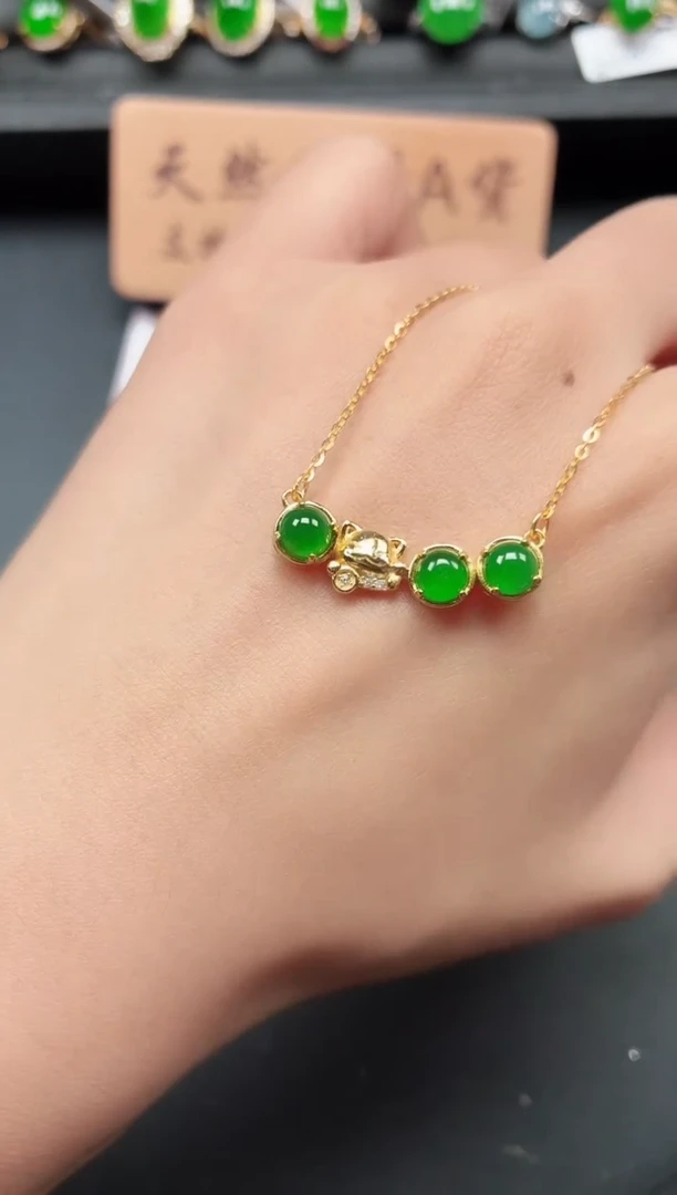 银S925镶嵌戒指翡翠111