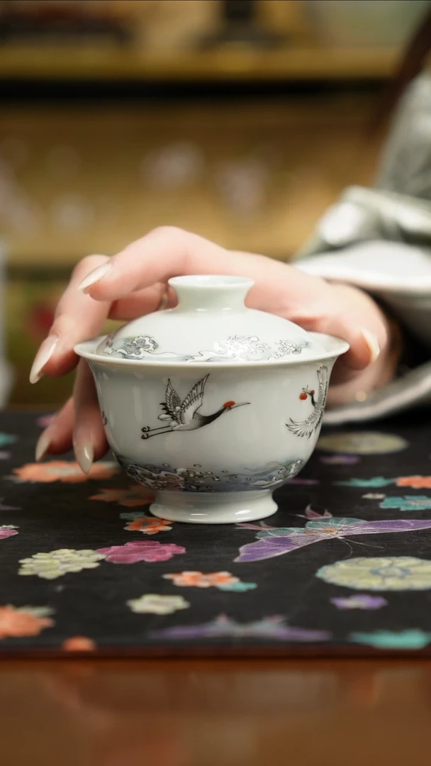 杯景德镇陶瓷杯碗柴烧多人