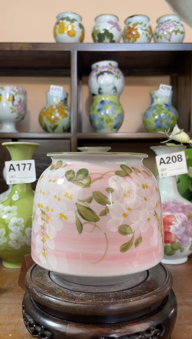 瓶景德镇手绘陶瓷花瓶 源头工厂
