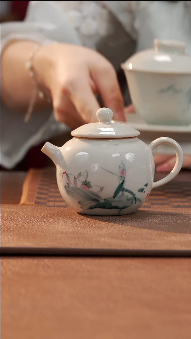 柴烧圆满壶-荷晴aaaa