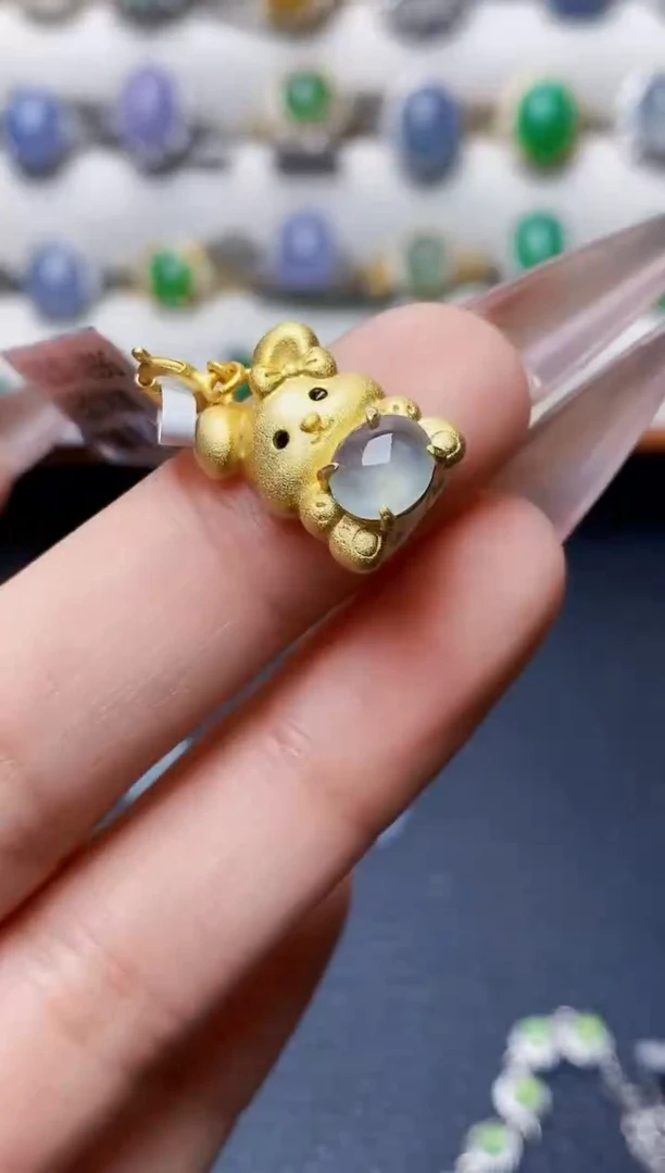 银S925镶嵌戒指翡翠6262