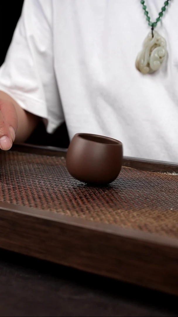 茶壶紫砂紫泥不倒翁