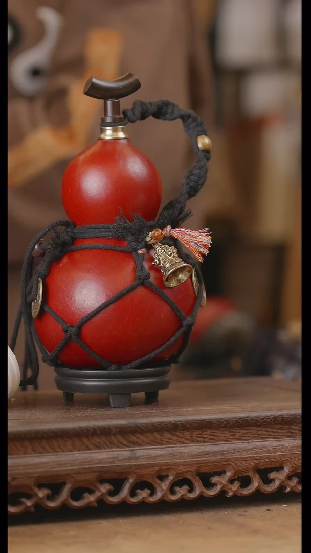 【闪购商品】24号精品天然大漆工艺防渗内胆酒葫芦~