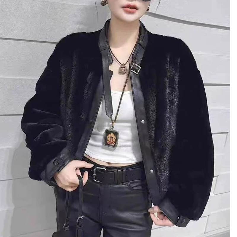 201-400(玖之梦海宁皮草天然皮毛一体样衣孤品捡漏链接女冬季
