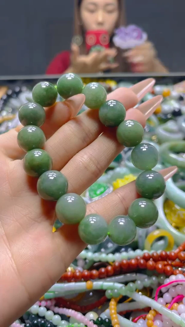 颈饰未镶嵌翡翠13MM