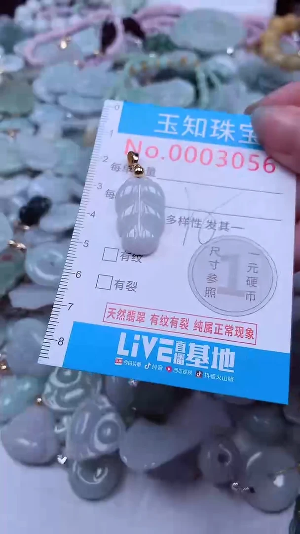 翡翠未镶嵌吊坠(不含链)3056