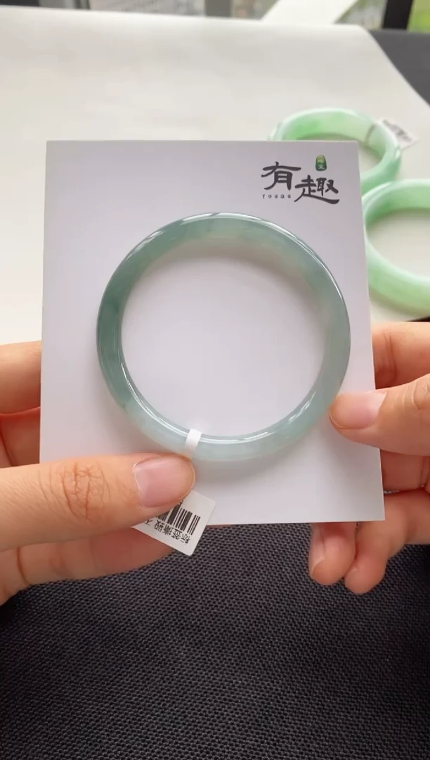 未镶嵌手镯翡翠54圆条