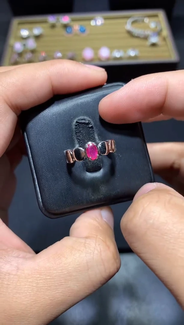 未镶嵌戒指红宝石Q85【多样性发其一】