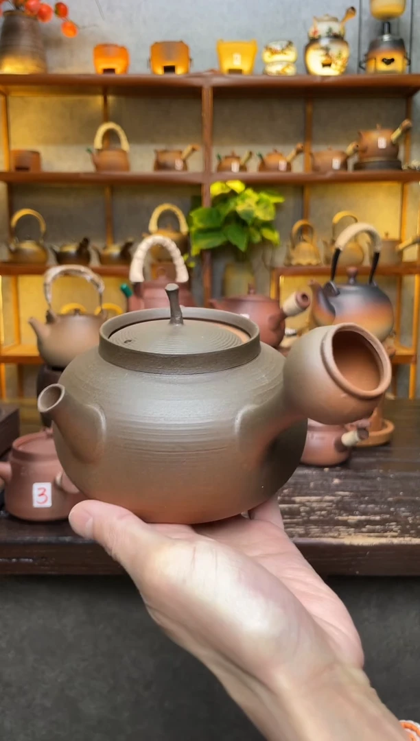 【闪购商品】【孤品】潮州复古砂铫壶-跳盖+卡盖