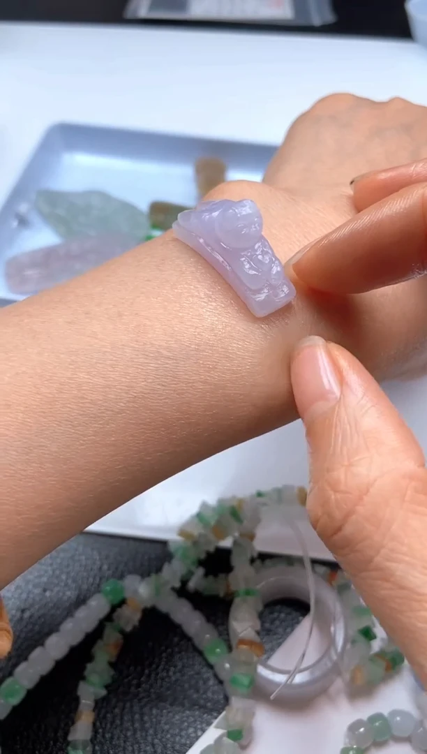 未镶嵌定制翡翠测试