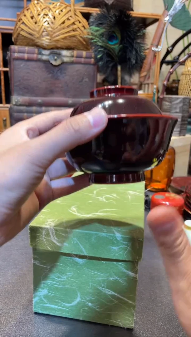 盖碗五只 大漆漆器大漆漆器大漆漆器