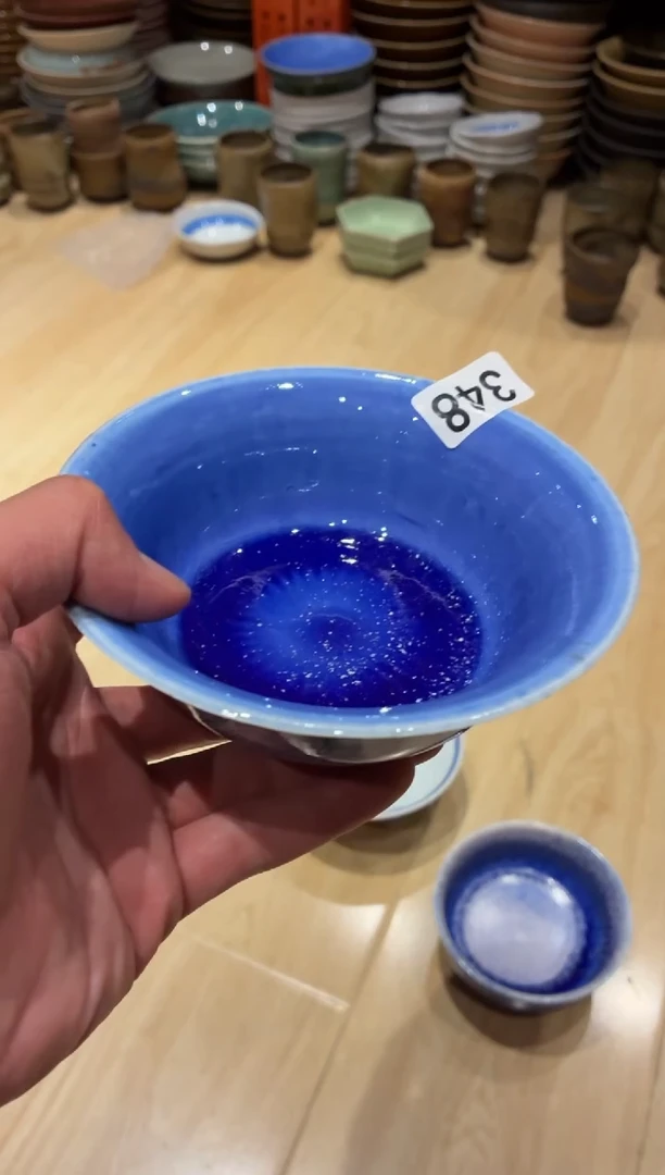 瓷片迁***玲348苏打柴烧米饭碗1个