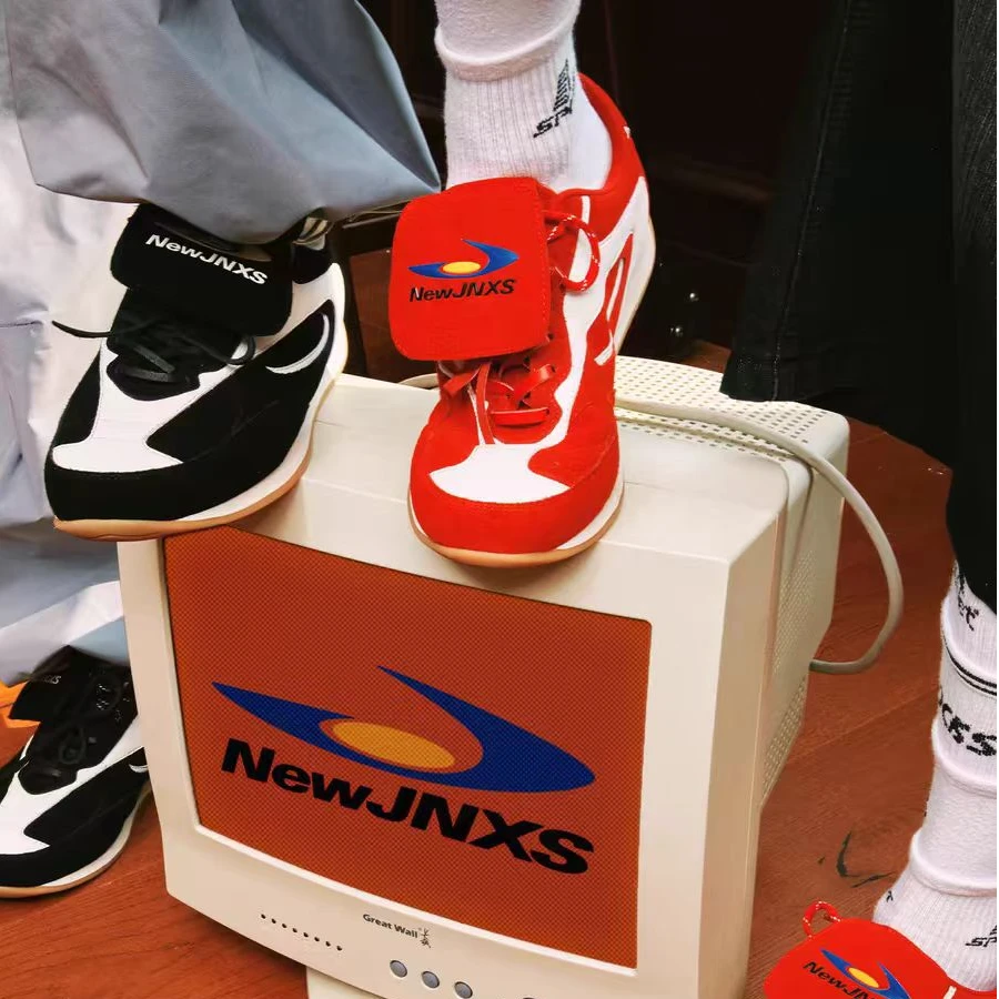 独特美式复古结构主义设计德训鞋 拼色运动鞋newjn51x01