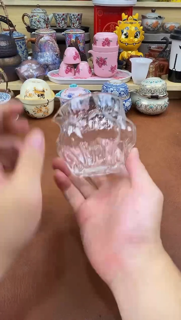 陶瓷茶具摆件旅行套组