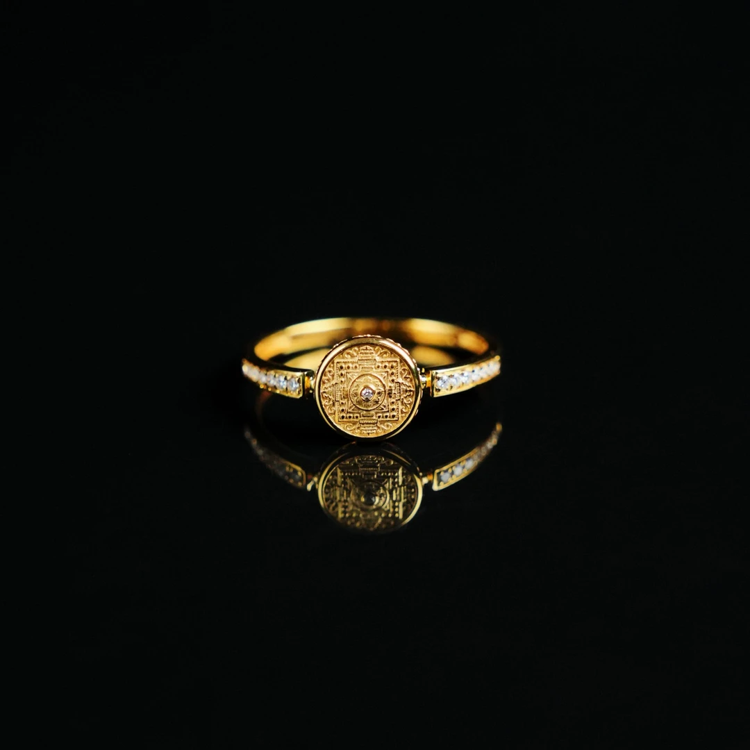 【坛城戒指】钻石戒指-18K金-JAN75-BK|BZS1