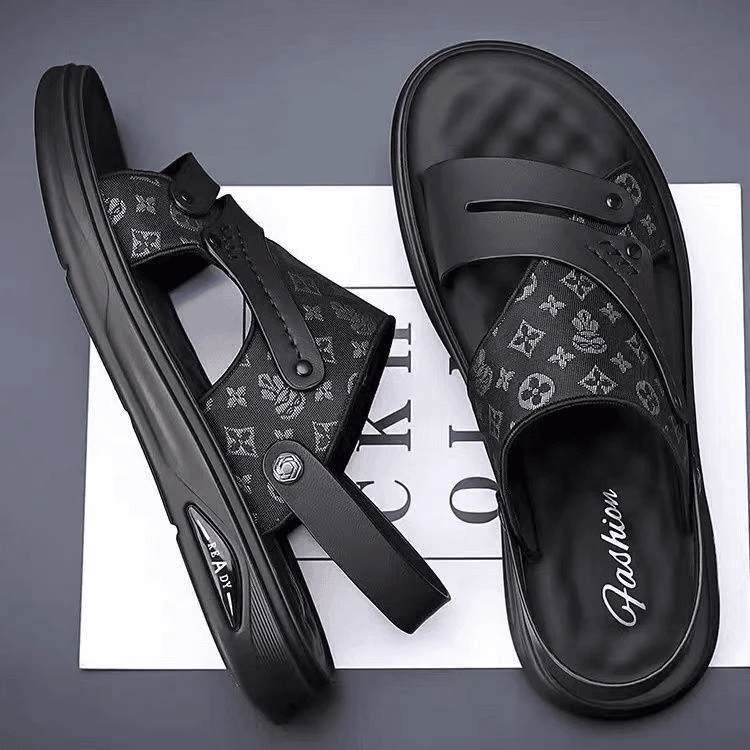 2025新款凉鞋男款夏季新款休闲软底软面防滑沙滩鞋鞋子开车凉拖鞋