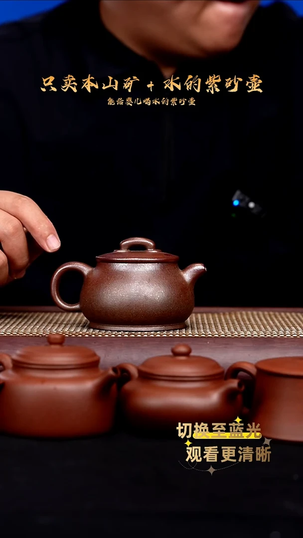茶壶紫砂龙窑柴烧 底槽青 儒相