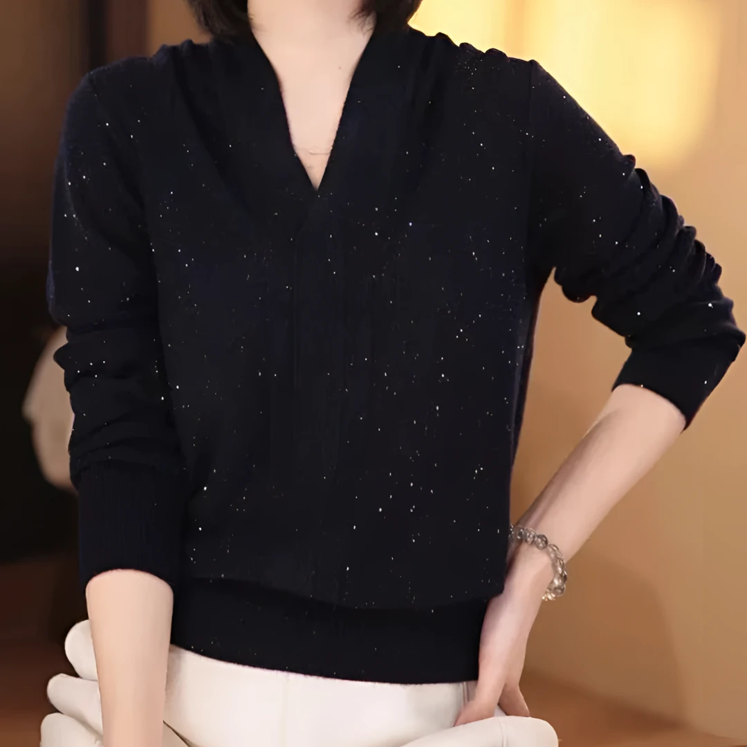 【璀璨星河长袖】女士长袖针织衫24687