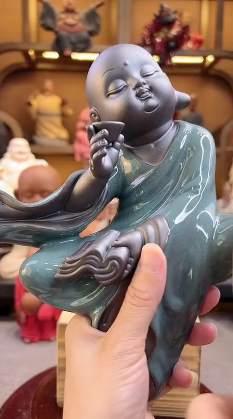 紫砂茶宠器闵茶宠摆件