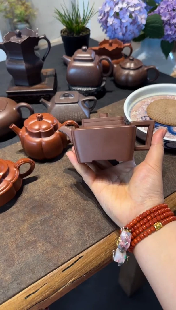 茶壶紫砂传香 单壶