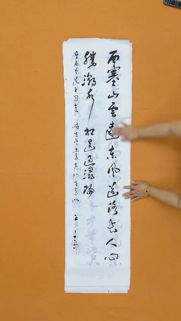 书法王大中  山东  138*34cm