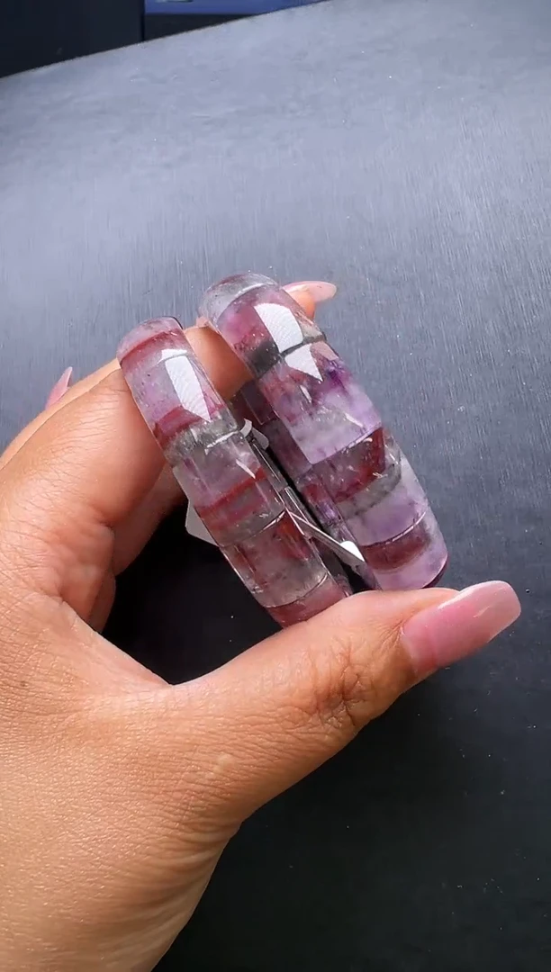 水晶手串未镶嵌极光手牌  多样性发一M54367X