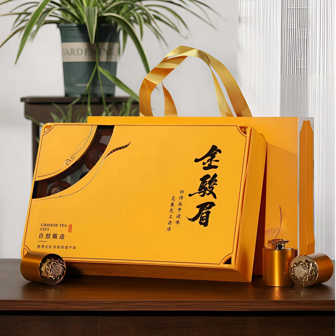 金骏眉正宗红茶武夷新茶蜜香金骏眉高端礼盒茶叶过年送礼500g