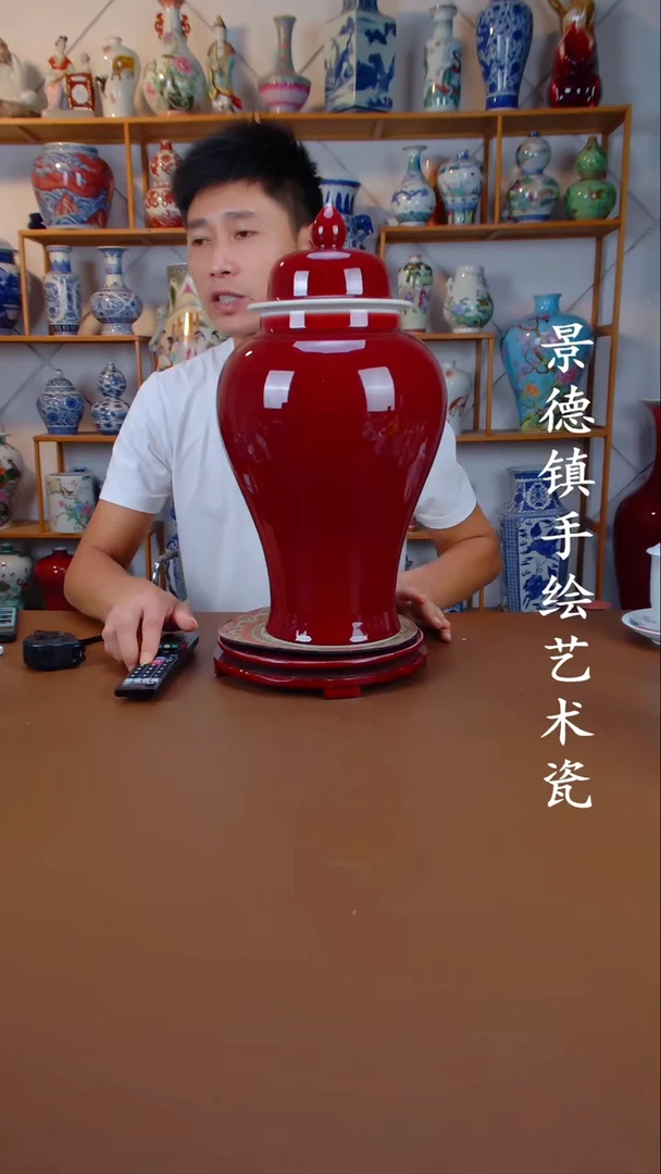 现代景德镇手工手绘陶瓷摆件36
