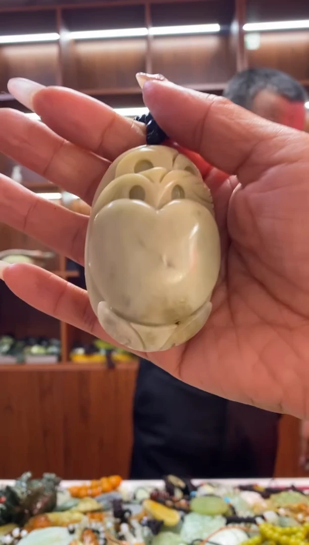 未镶嵌蛇纹石玉手把