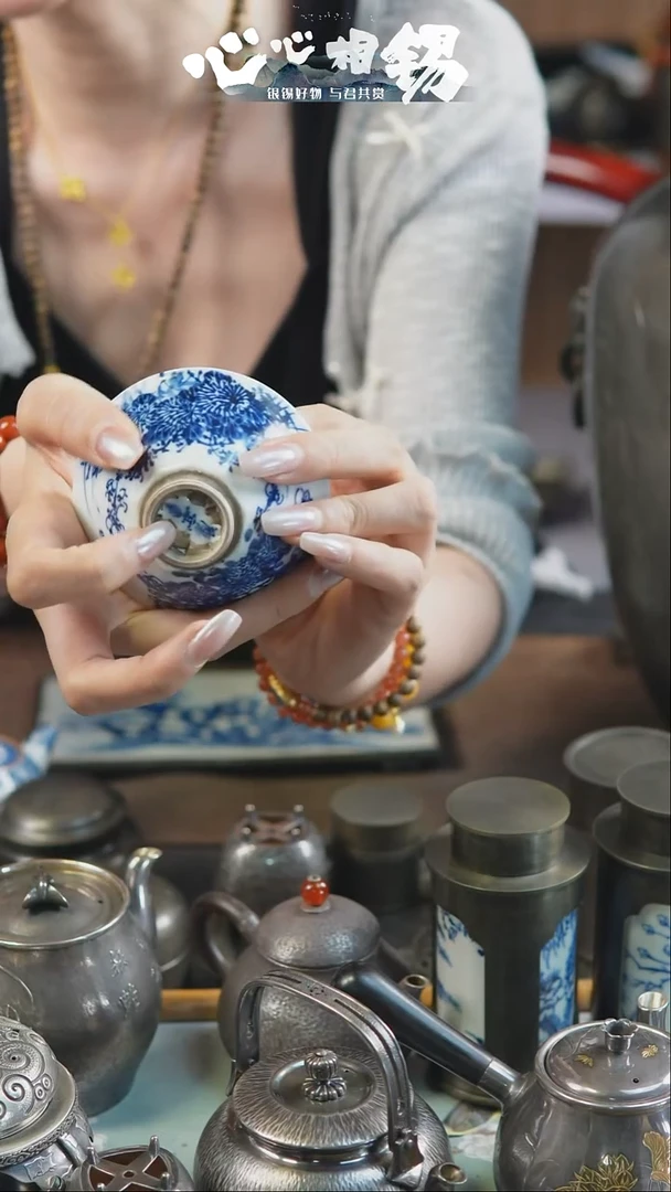 瓷片心心相锡心心相锡