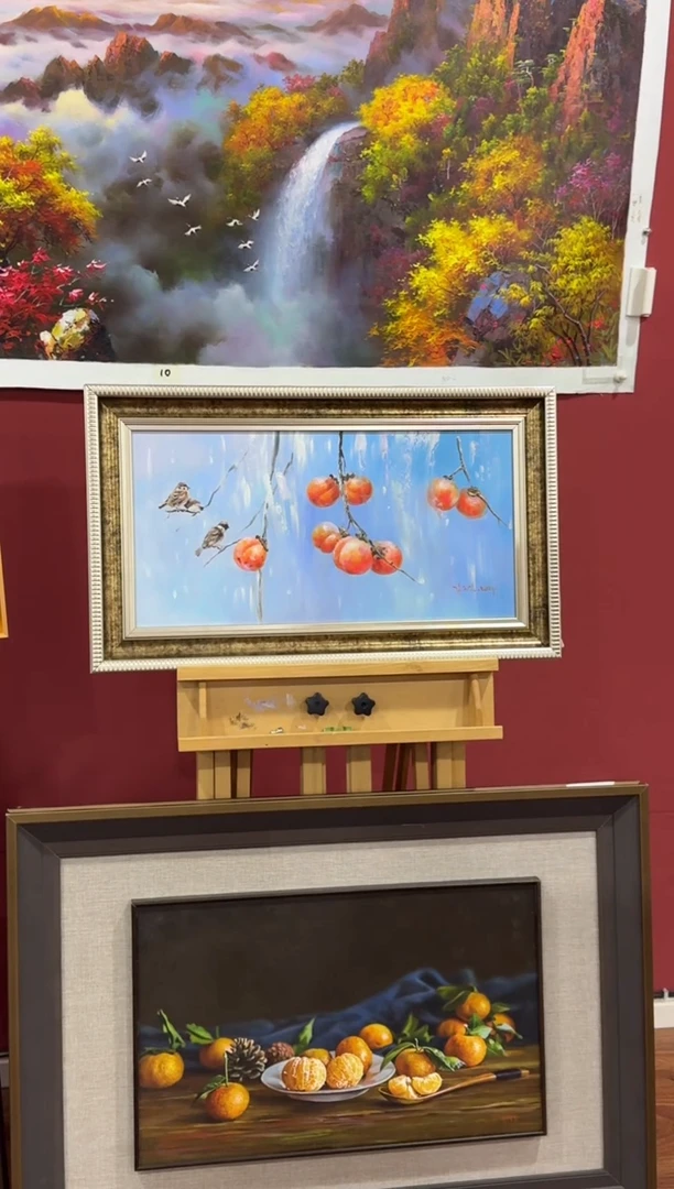 油画【2号】朝鲜原创纯手绘孤品油画丨顺丰包邮