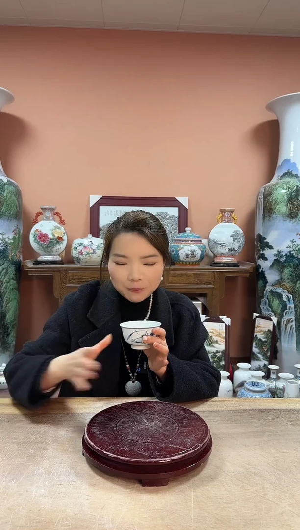 陶瓷虾杯7777景德镇