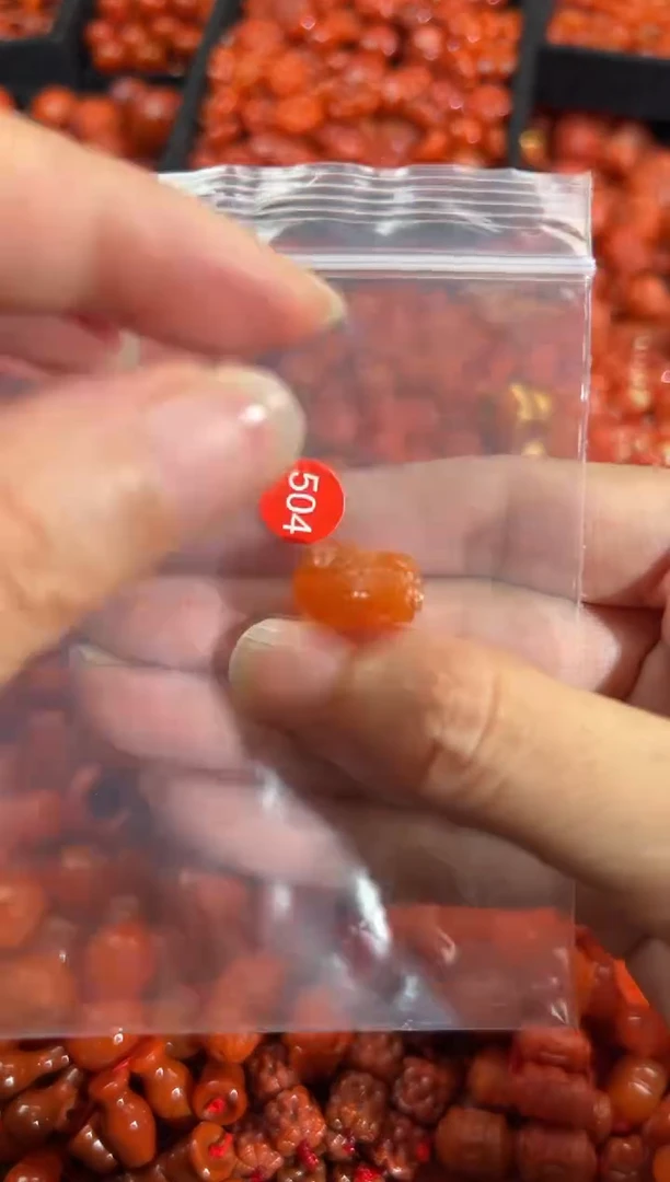 南红玛瑙未镶嵌颈饰1