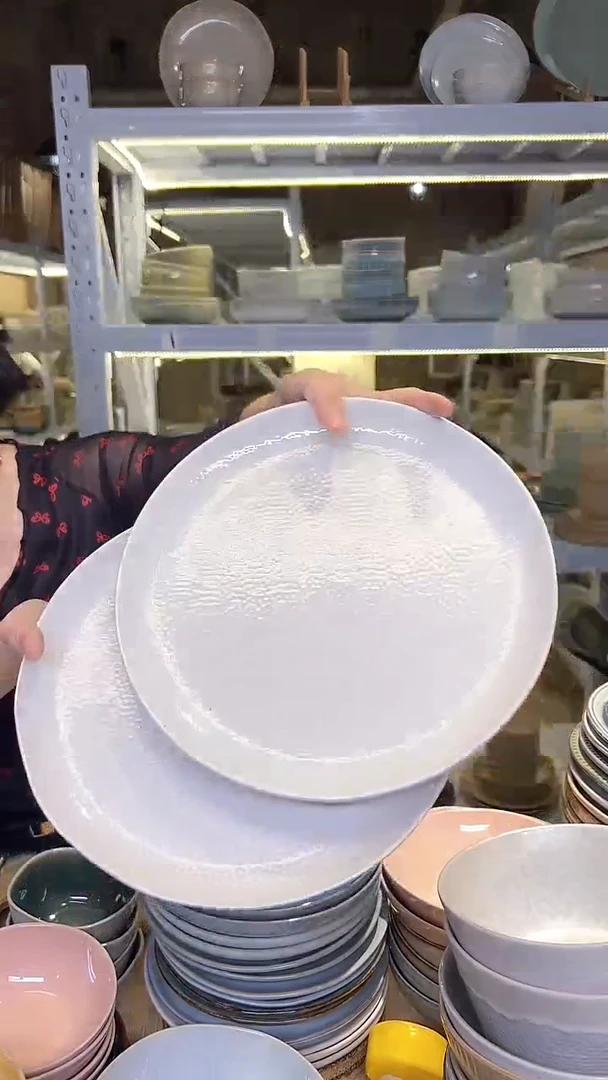 瓷217外贸尾货高温釉下彩陶瓷餐具默认微瑕