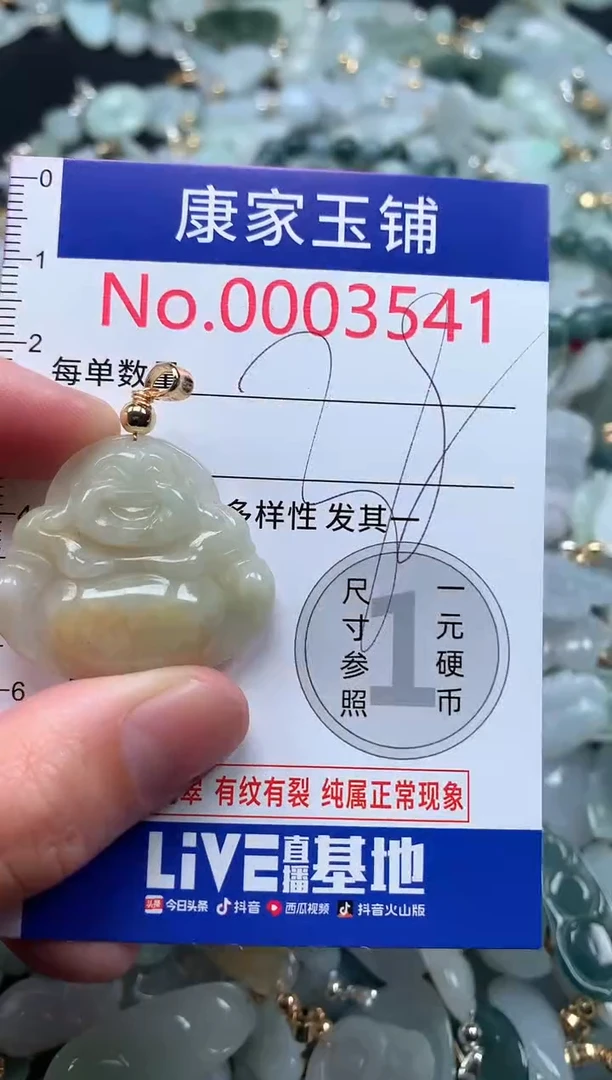 【闪购商品】翡翠吊坠(不含链)未镶嵌3541