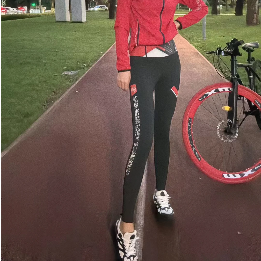 冉玫清仓！3.0压缩九分长裤运动裤健身训练裤跑步透气轻便耐磨