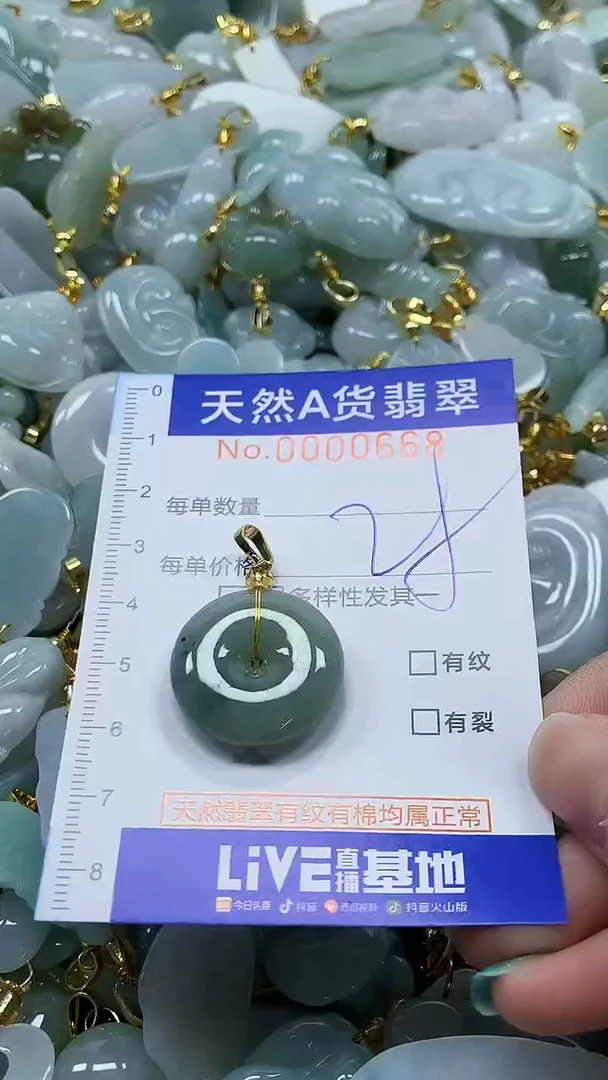 颈饰未镶嵌翡翠纯天然a货翡翠