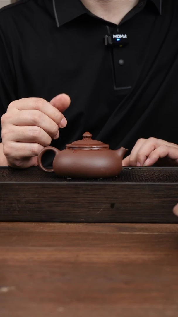 茶壶紫砂紫泥寒江       150CC