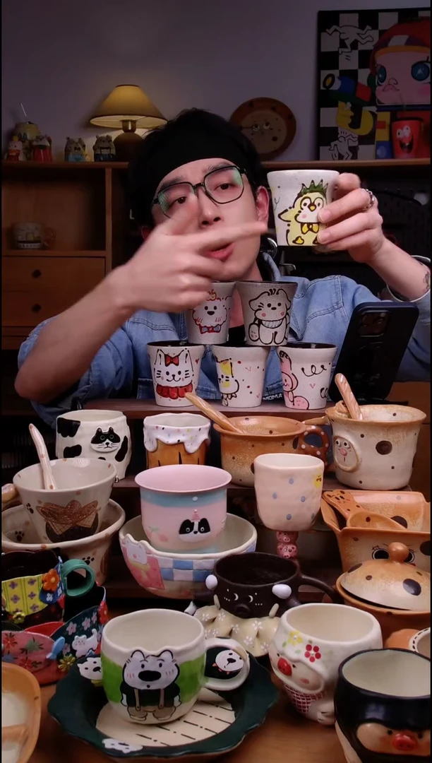 杯子陶6款不定向发货1只！景德镇设计师款陶瓷