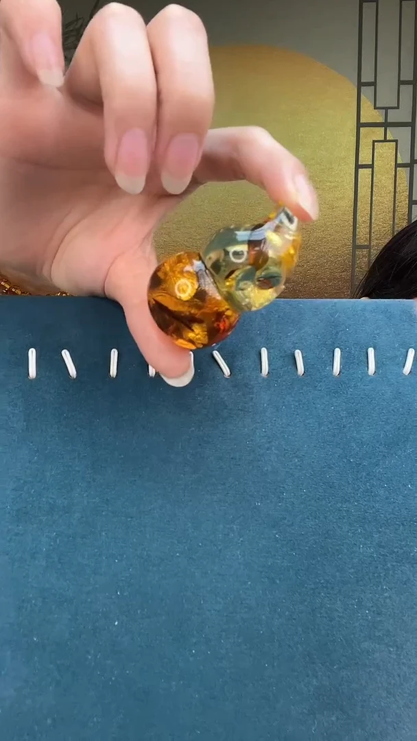 裸石琥珀未镶嵌打*油A3182天然蜜蜡