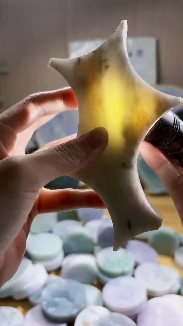 翡翠未镶嵌颈饰翡翠A货 温谭698