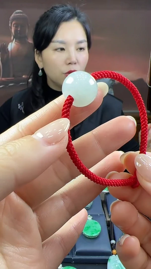 未镶嵌挂件翡翠路路通手绳