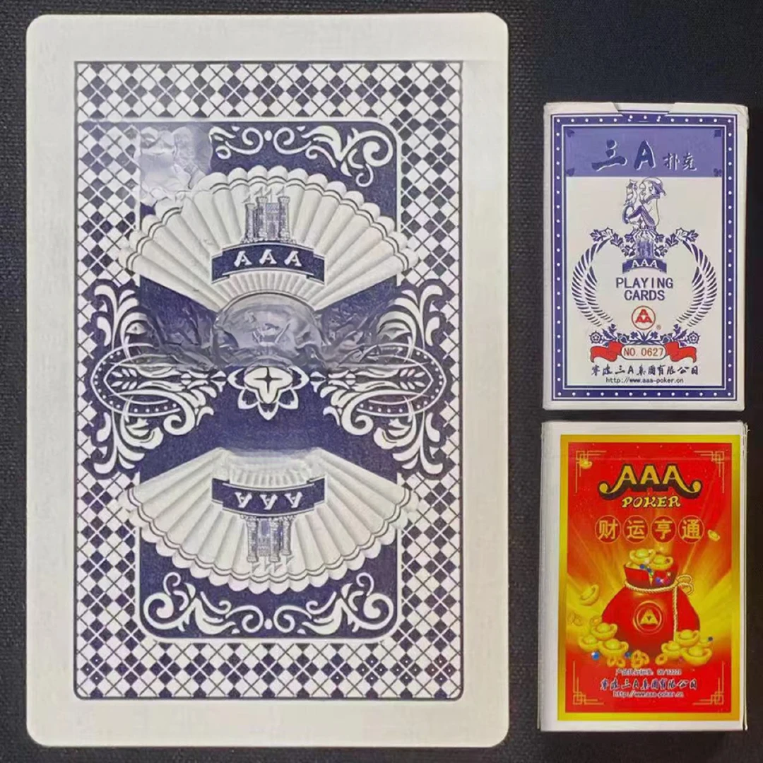 高质量原厂3A0627型号背面花色棋牌室加厚加硬3A原厂扑克牌高品质