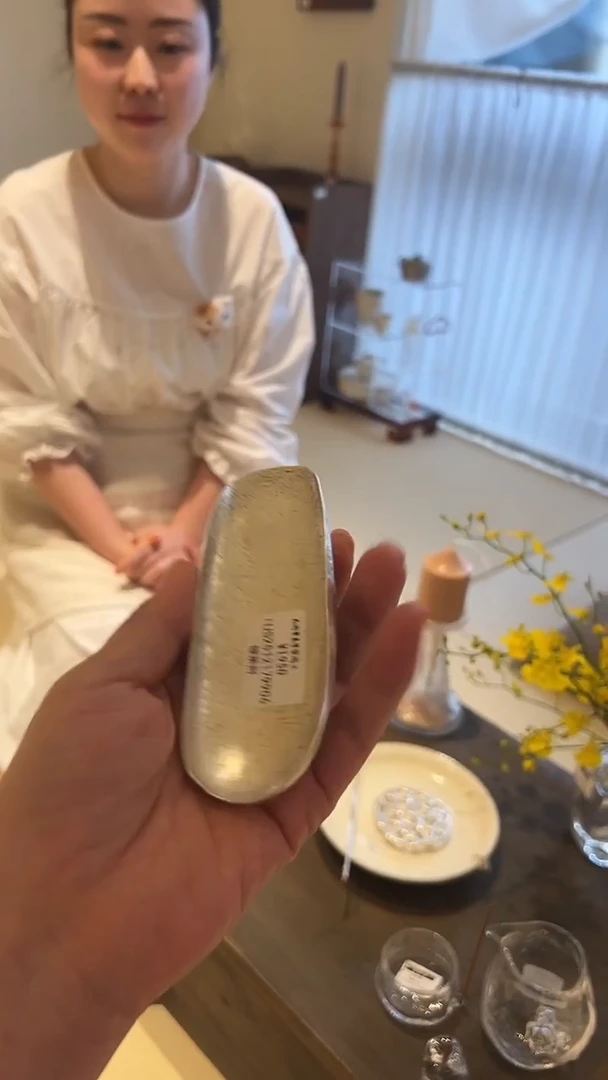 茶道摆件0000银茶则9006