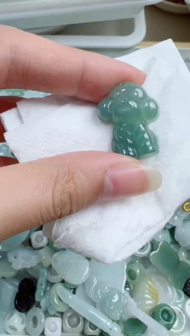 散珠翡翠317号链接，A货翡翠